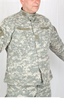  Photos Army Man in Camouflage uniform 6 20th century US Air force camouflage upper body 0009.jpg